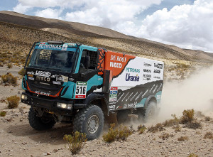 516 VAN GENUGTEN TON VAN LIMPT ANTON VAN EERD PETER (nld) IVECO action during the Dakar 2016 Argentina Bolivia, Etape 4 - Stage 4, Jujuy - Jujuy,  from  January 6, 2016 , Argentina - Photo Frederic Le Floc'h / DPPI