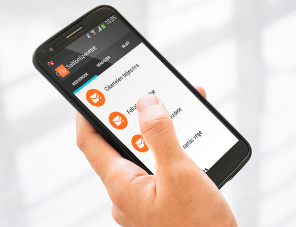 Aplicaţia WebEye Connect funcţionează de pe orice smartphone sau tabletă cu sistem de operare Android