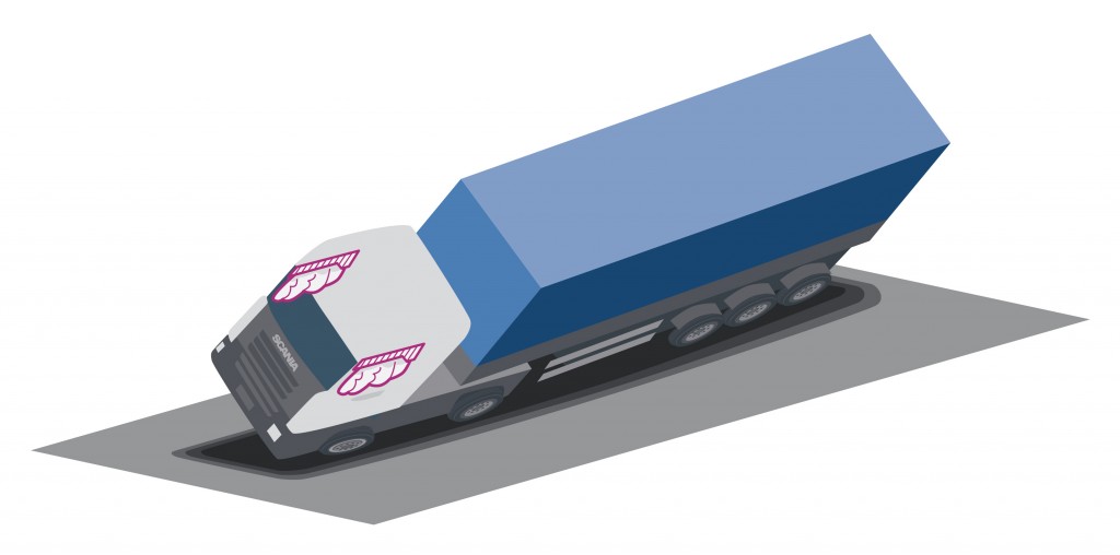 Scania airbag cortina