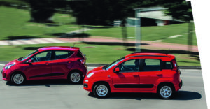 Test comparativ: Fiat Panda 1.2 Lounge vs Hyundai i10 1.0 Comfort