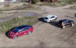 Dacia Duster vs Tesla Model X vs Hummer H1 – video!