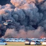 Incendiu flotă auto 3500 mașini arse