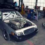 Motor de tanc pe mașină de poliție floteauto.ro