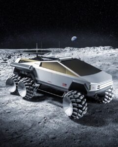 Tesla Cybertruck lunar rover floteauto.ro