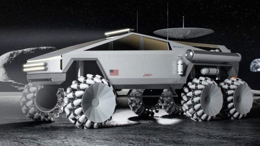 Tesla Cybertruck lunar rover floteauto.ro