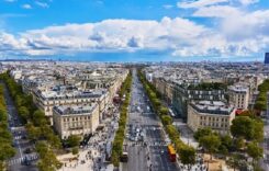 Champs-Élysées va fi înjumătățit pentru circulația mașinilor, în favoarea traficului pietonal