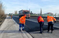 CNAIR a început lucrări de reparații pe rețeaua de autostrăzi și drumuri naționale cu trafic ridicat