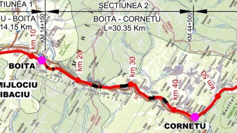 Un singur ofertant pentru construcția secţiunii 2 Boiţa – Cornetu de pe Autostrada Sibiu – Piteşti