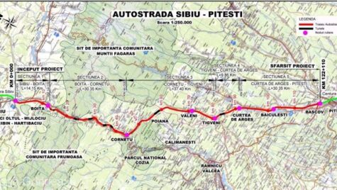 O asociație de firme din Turcia va construi secțiunea Boiţa – Cornetu de pe autostrada Sibiu –   Piteşti