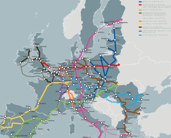 coridoare europene de transport