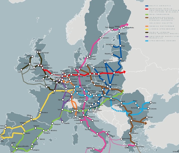 coridoare europene de transport