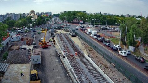 Linia de tramvai 41 din Capitală va fi suspendată în perioada 30 septembrie – 6 octombrie