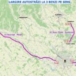Trei autostrăzi vor fi lărgite la 3 benzi pe sens. A1 București – Pitești va fi extinsă integral